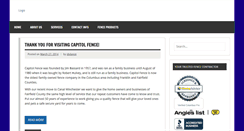 Desktop Screenshot of capitolfence.net